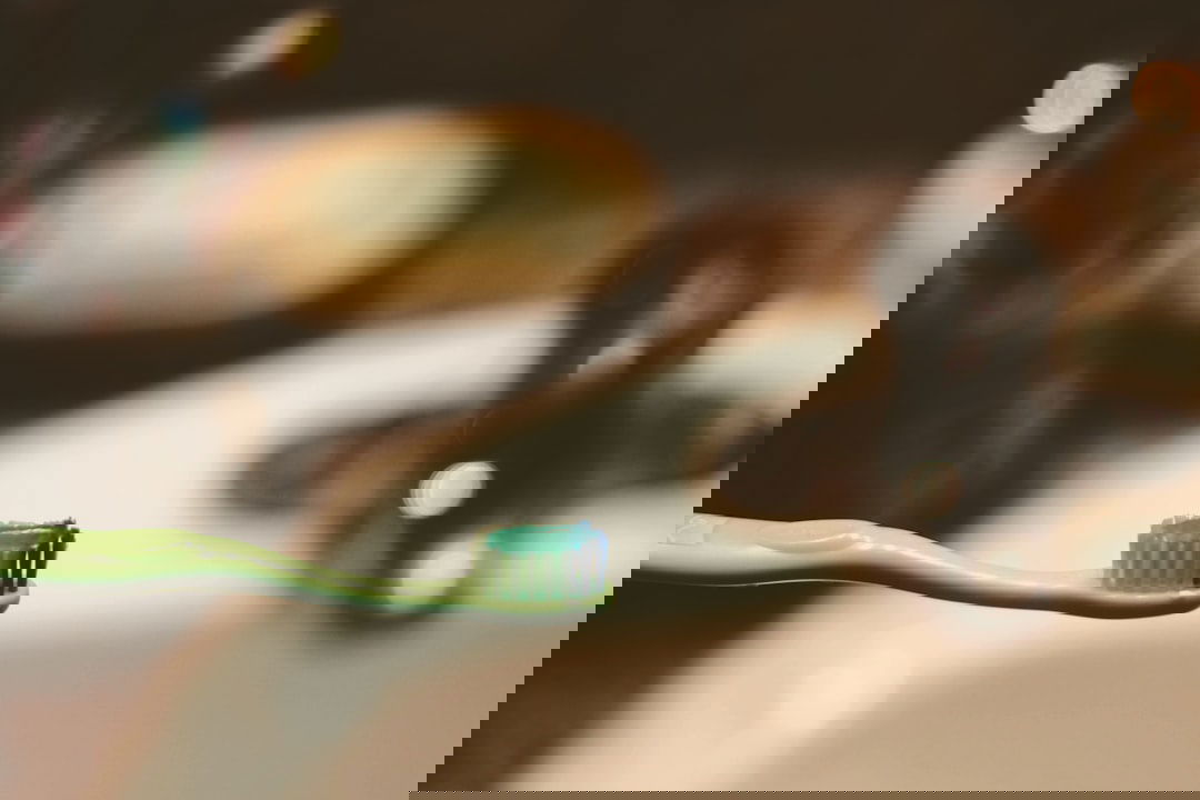 Photo Toothbrush and toothpaste