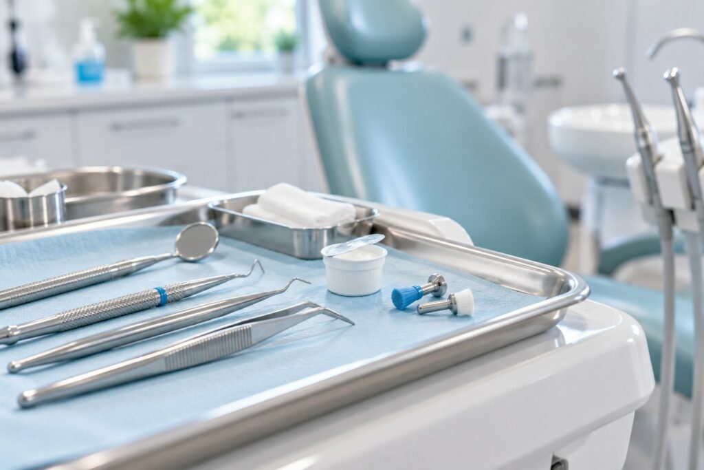 Hygienist instruments for a scale and clean