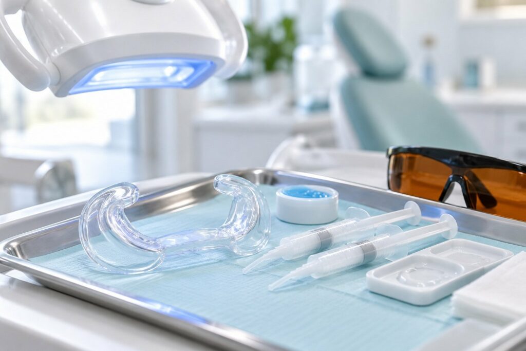 In-chair teeth whitening equipment