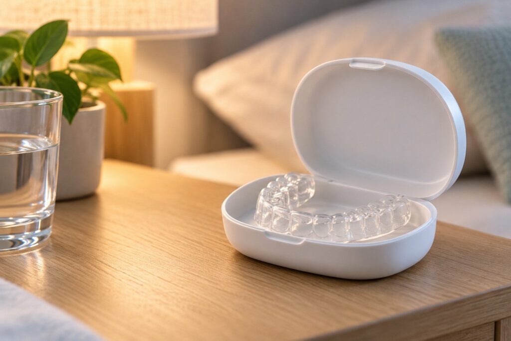 Occlusal splint for jaw clenching